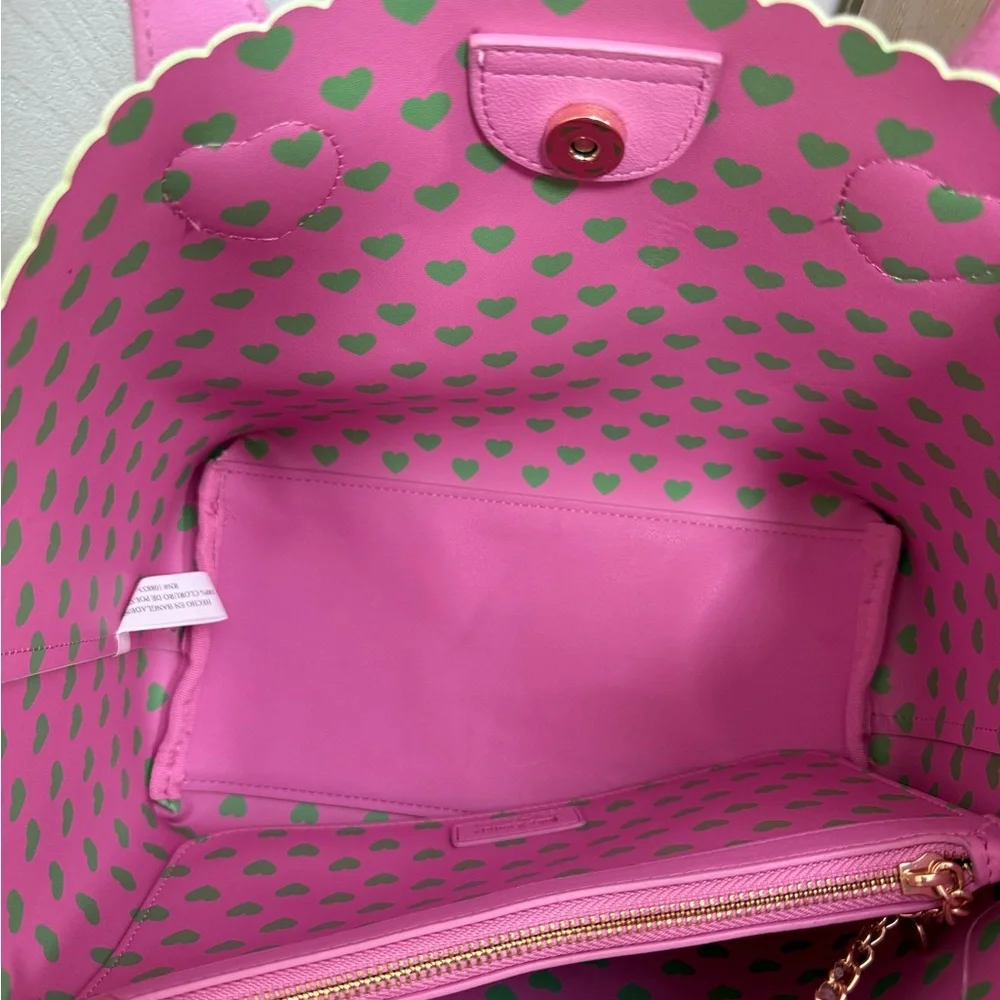 NWT Juicy Couture Sweet Break Time Tote In Retro Green - Picture 10 of 11